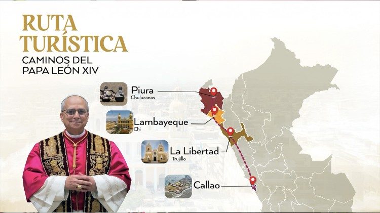 Ruta di Papa Leone XIV